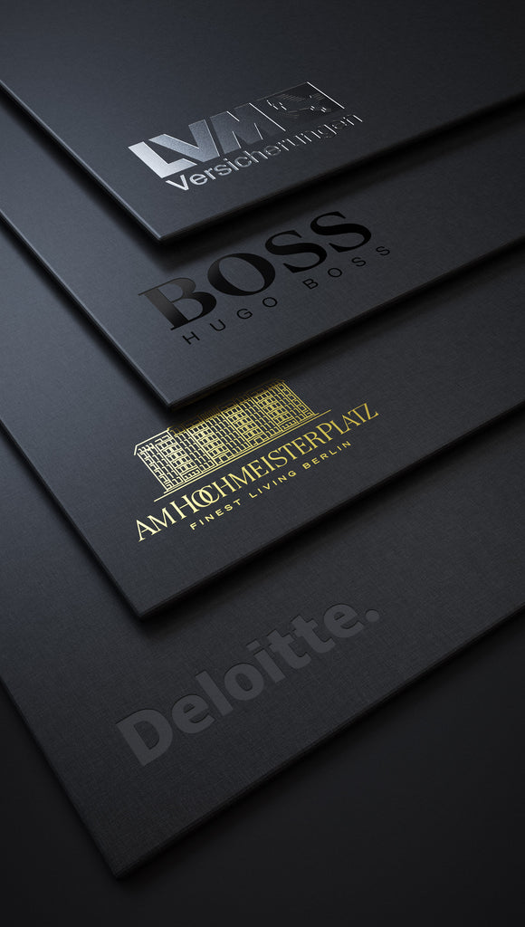 Heißfolienprägung und Blindprägung – Eleganz und Exklusivität für Ihre Verpackungen und Mappen