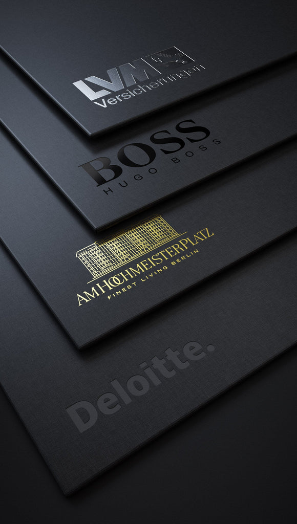 Heißfolienprägung und Blindprägung – Eleganz und Exklusivität für Ihre Verpackungen und Mappen