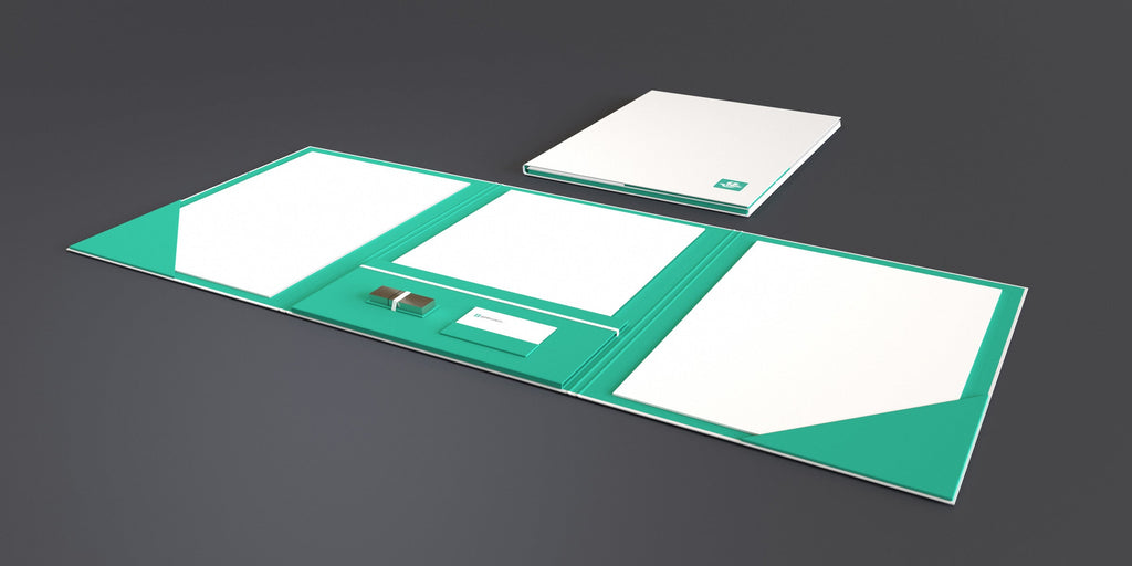 Three-Part Presentation Folder in DIN A5 Format