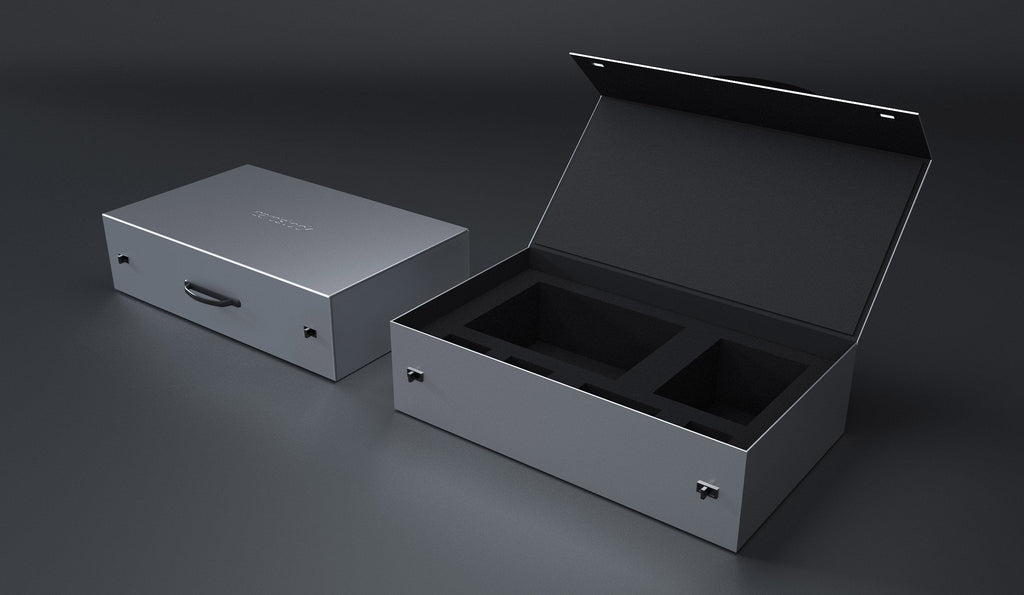 High-Quality Presentation Case in Metallic