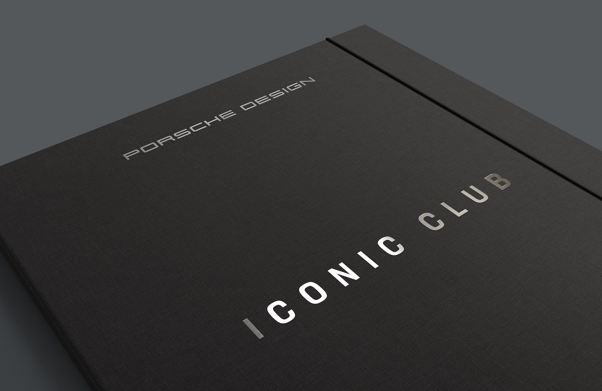 Custom presentation folder with embossed logo